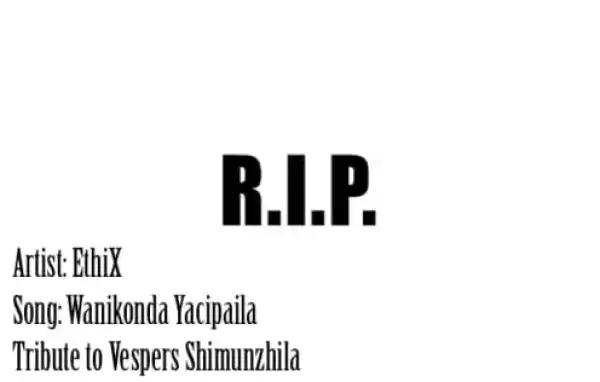 EthiX - Wanikonda Yacipaila (Tribute to Vespers)